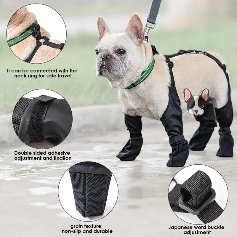 Waterproof Protective Dog Boots – WrapSafe™