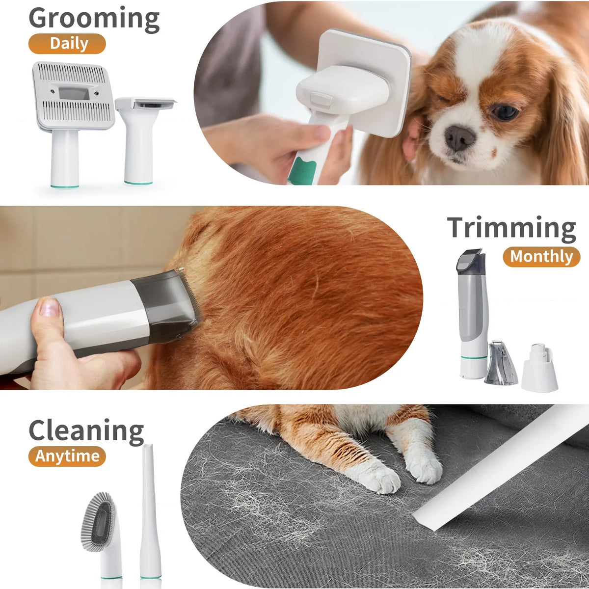 7-in-1 Pet Grooming Vacuum & Dryer – CoatHaven™