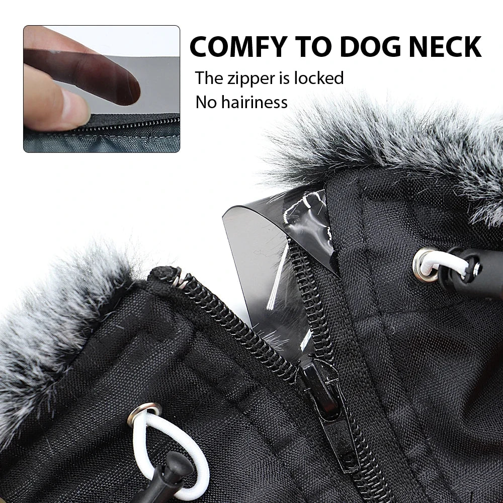 Warm Waterproof Dog Coat with Harness – WeatherLink™