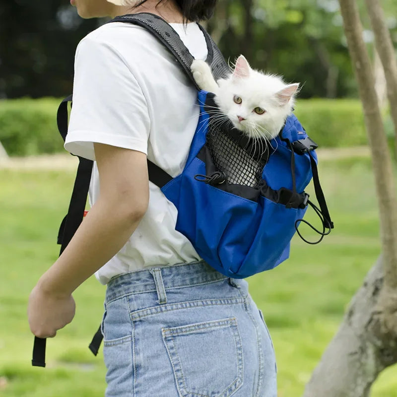 Breathable Pet Carrier Backpack for Dogs & Cats – TravelPure™