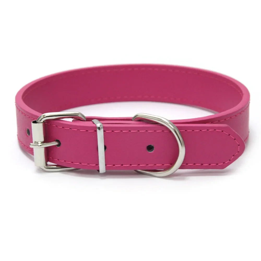 Leather Adjustable Dog Collar – FlexFresh™