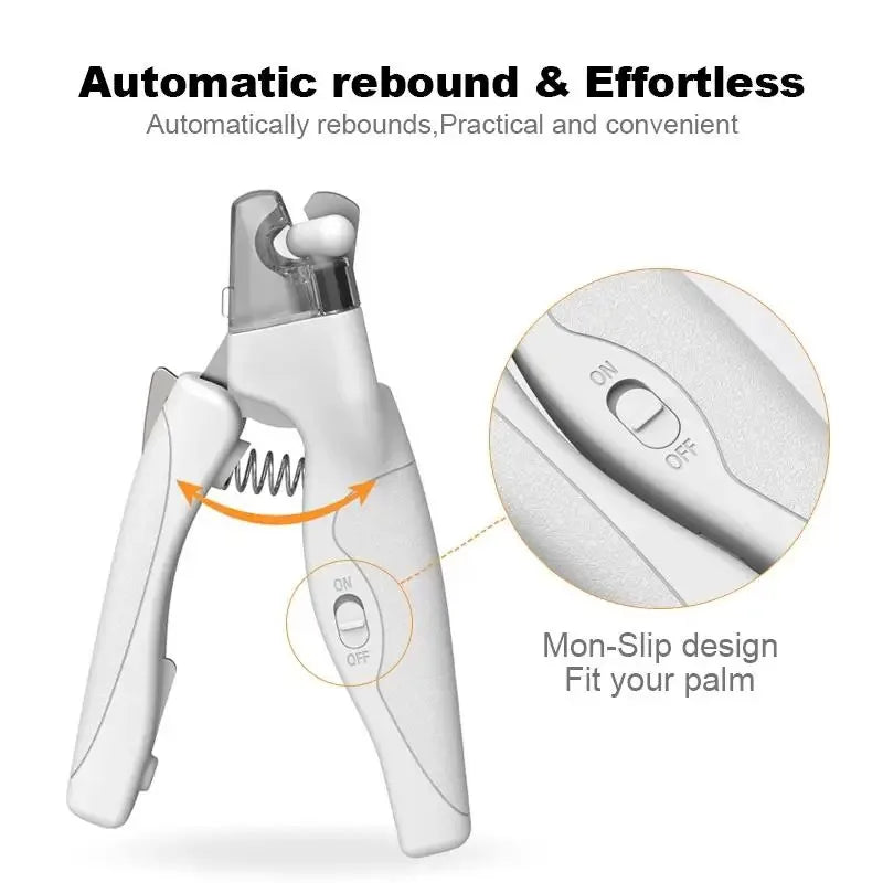 Tailented TrimLink™ – Pet Nail Clipper with LED Light with Rechargeable Power for Pets