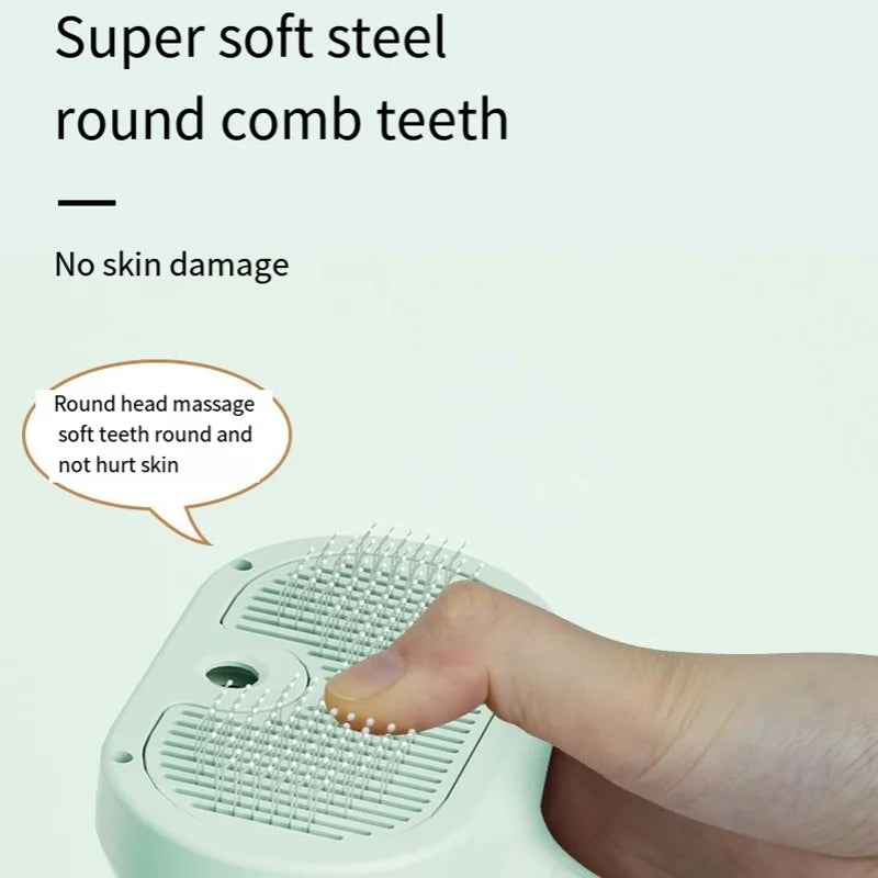 Electric Steam Pet Grooming Comb – SmoothCare™
