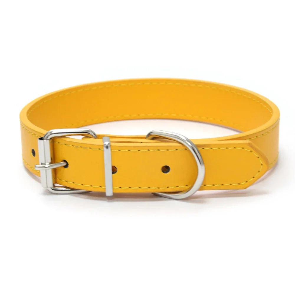 Leather Adjustable Dog Collar – FlexFresh™