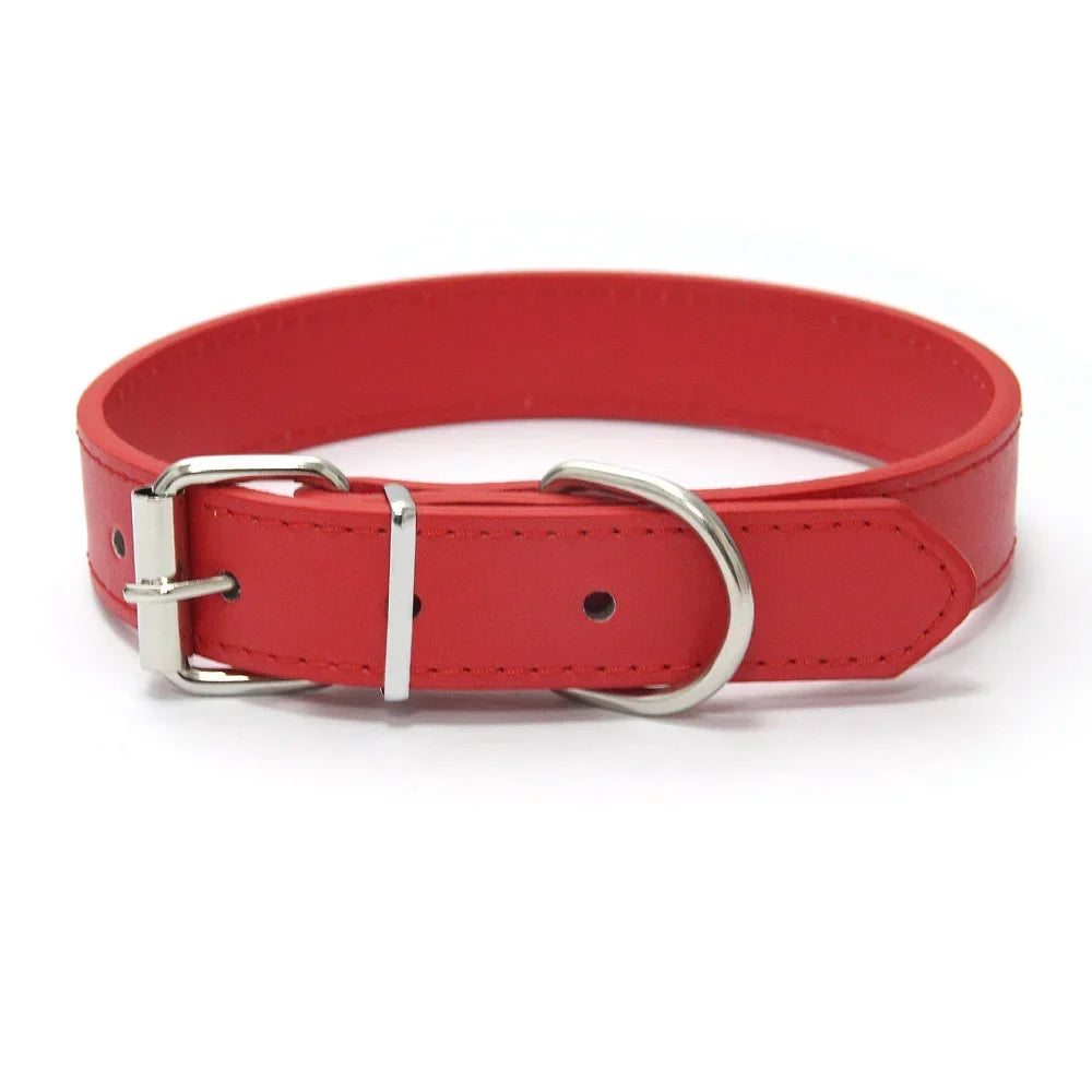 Leather Adjustable Dog Collar – FlexFresh™