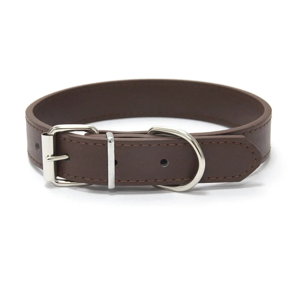 Leather Adjustable Dog Collar – FlexFresh™