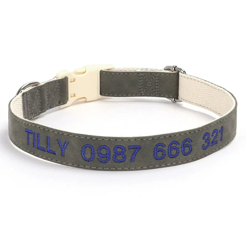 Tailented WalkSphere™ – Leather Dog Collar for Everyday Wear & Walking