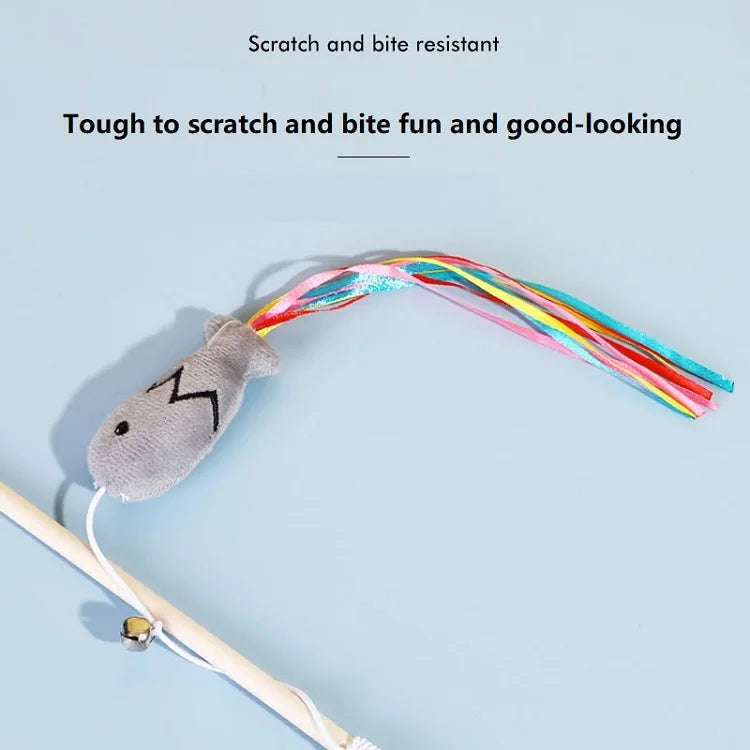Tailented TugFit™ – Interactive Cat Wand Toy for Cats – Play & Enrichment