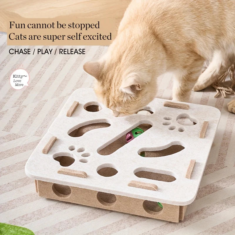 Interactive Cat Puzzle Toy – FetchPro™