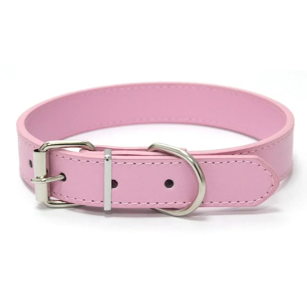 Leather Adjustable Dog Collar – FlexFresh™