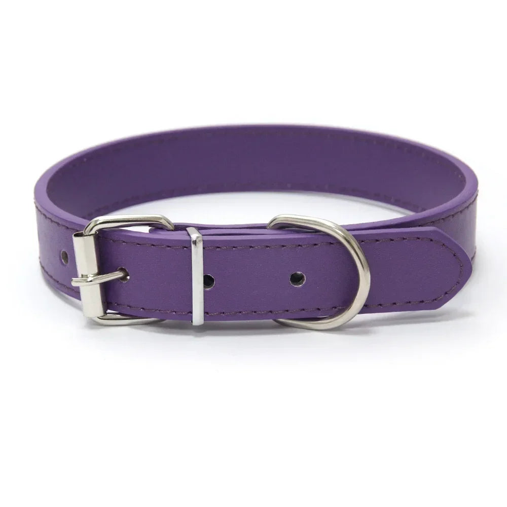 Leather Adjustable Dog Collar – FlexFresh™