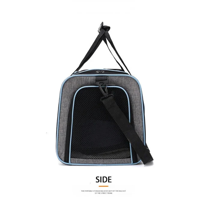 Expandable Pet Carrier Bag for Dogs & Cats – RoamPlus™