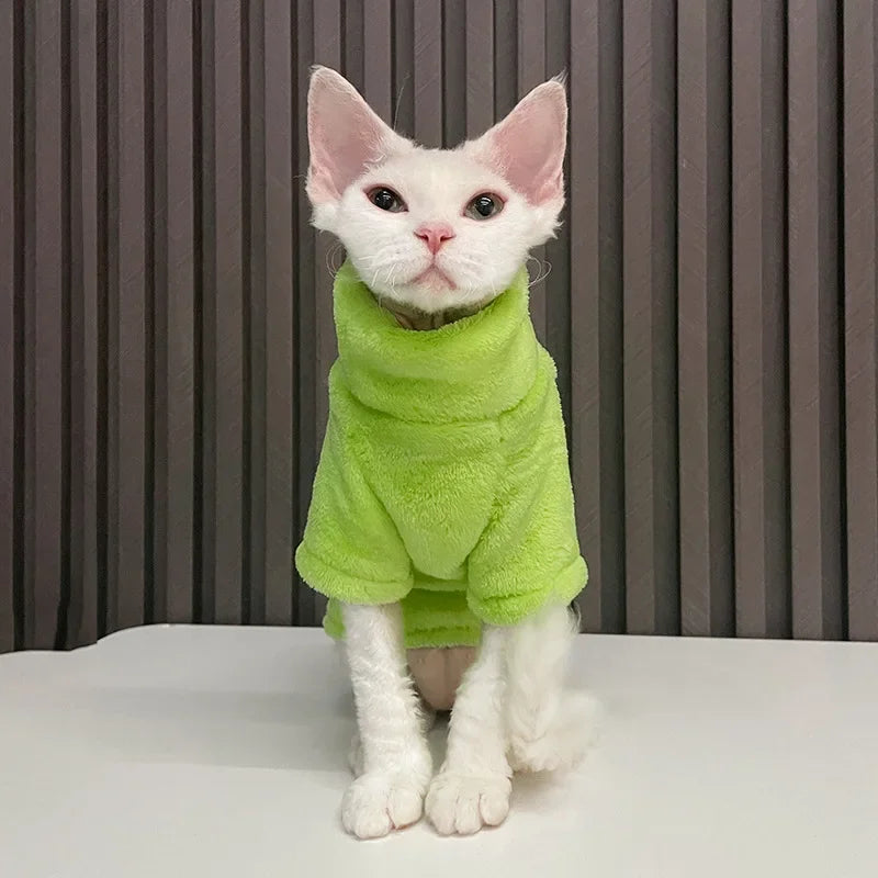 Warm Fleece Cat Coat – CloudWorks™
