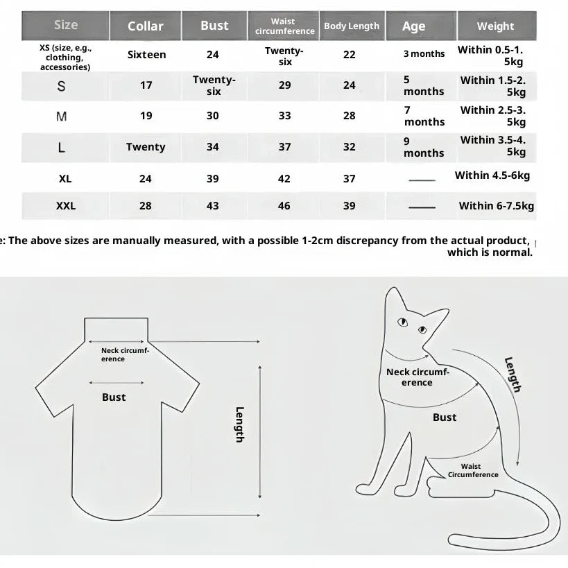 Warm Fleece Cat Coat – FrostWise™