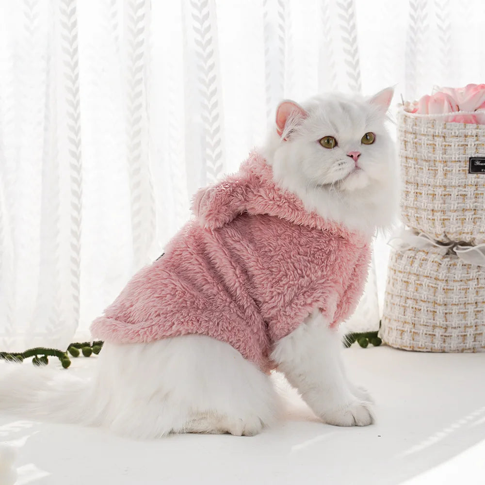 Warm Fleece Pet Hoodie – ShieldSmart™