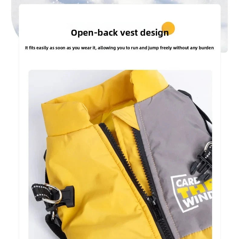 Warm Reflective Waterproof Dog Coat – RainPlus™