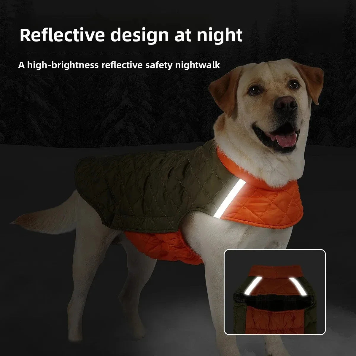 Warm Reflective Waterproof Dog Coat – ThermoWorks™