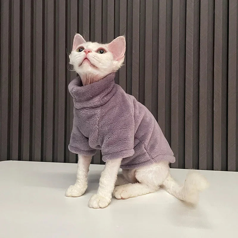 Warm Fleece Cat Coat – CloudWorks™