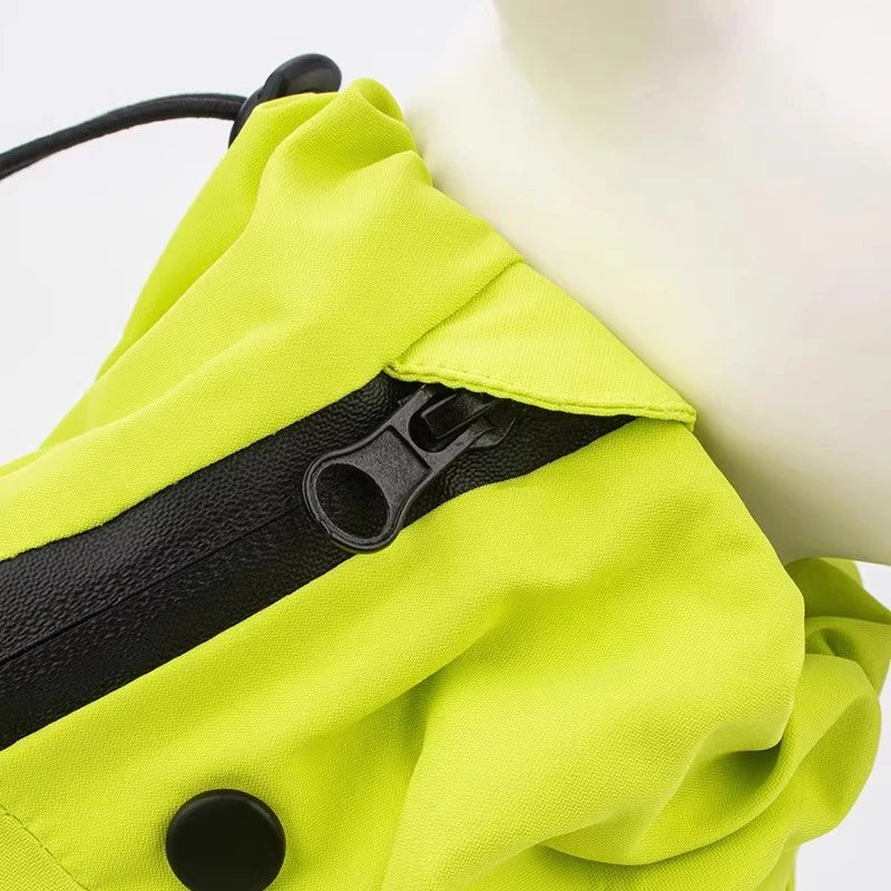 Reflective Waterproof Dog Raincoat – CareTrail™