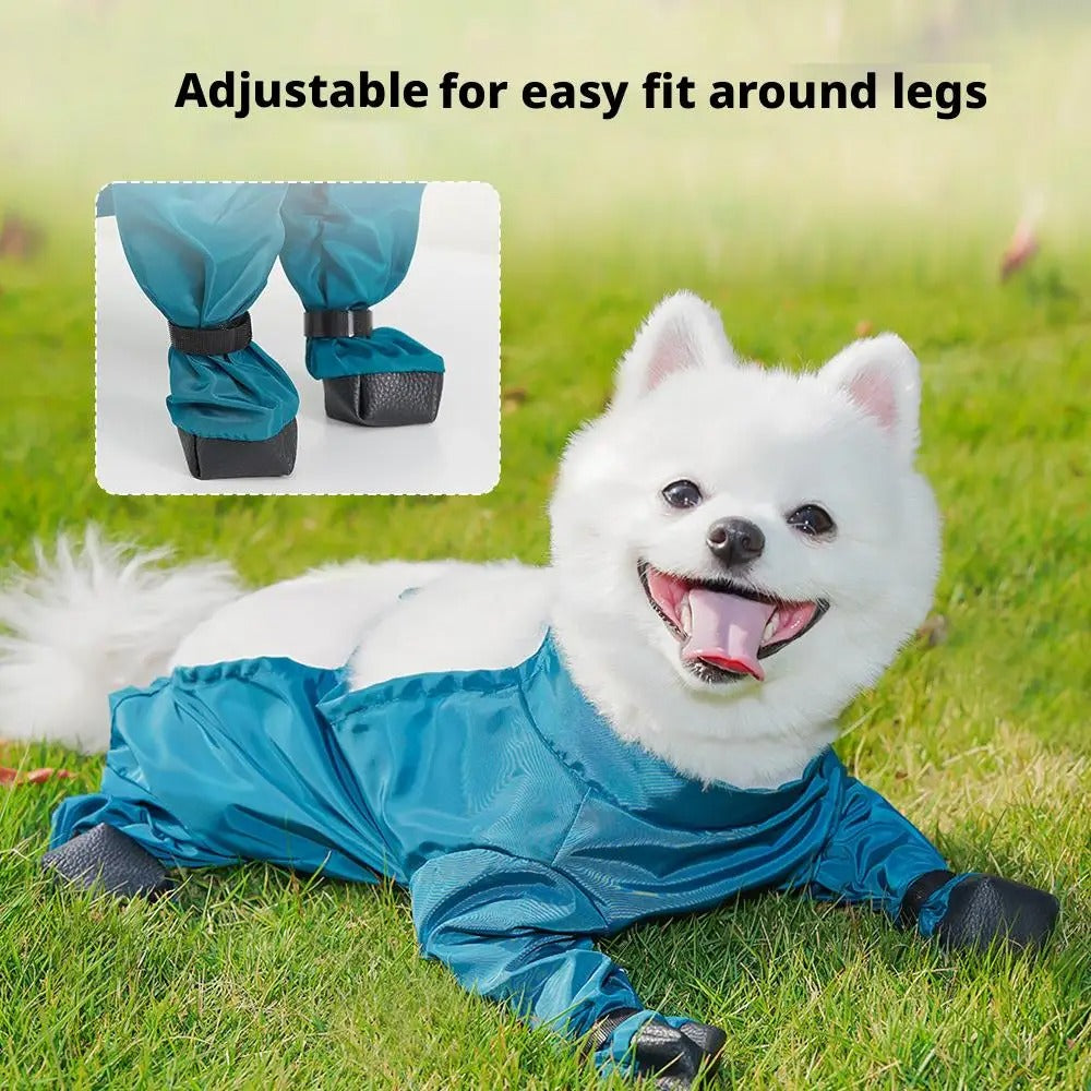 Waterproof Dog Shoes with Adjustable Braces – CloudShield™