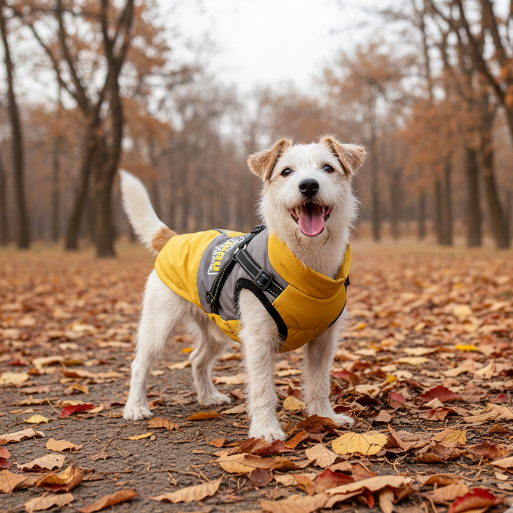 Warm Reflective Waterproof Dog Coat – RainPlus™
