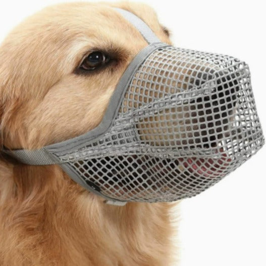 Soft Mesh Dog Muzzle – HoldFlow™