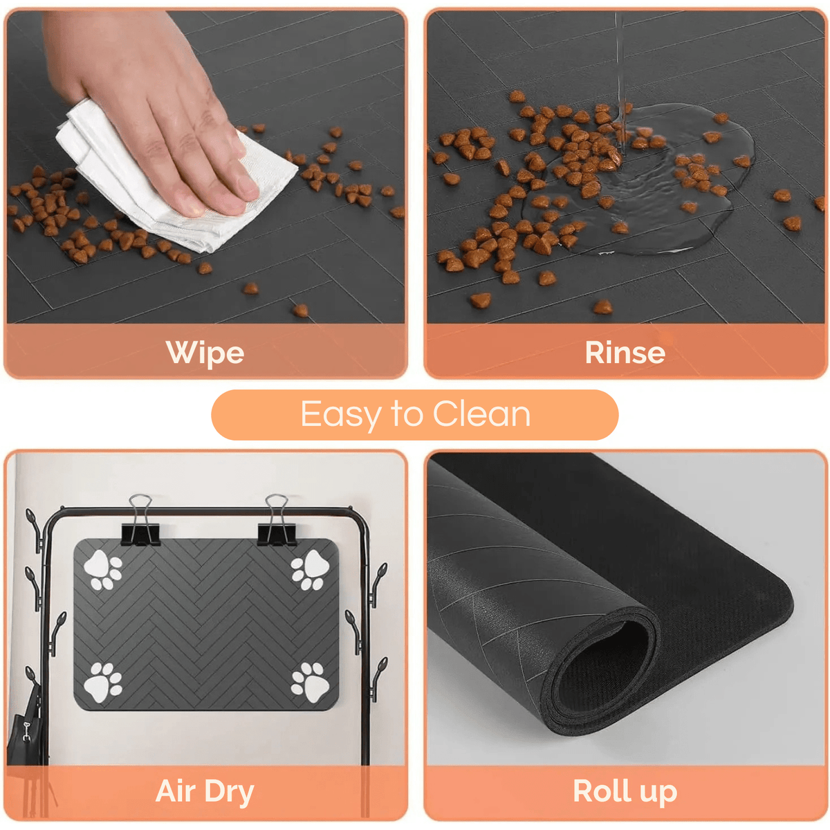 Absorbent Pet Feeding Mat – SpotlessPro™