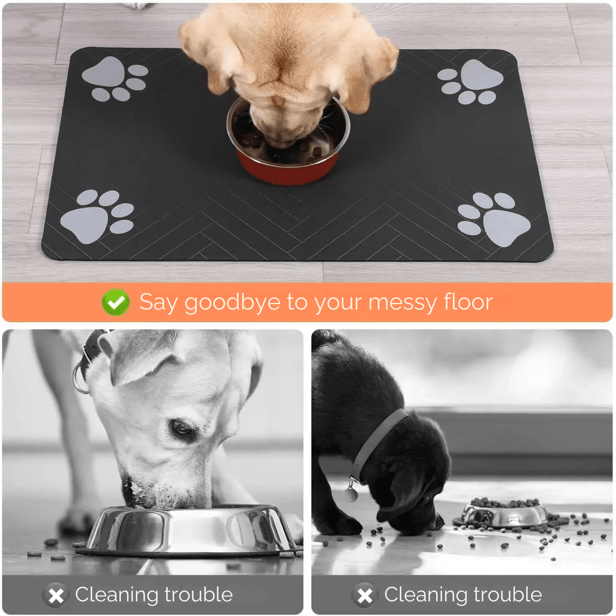 Absorbent Pet Feeding Mat – SpotlessPro™