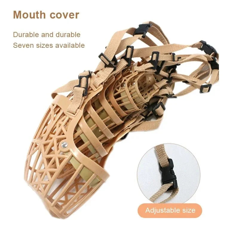 Breathable Adjustable Dog Muzzle – WalkComfort™