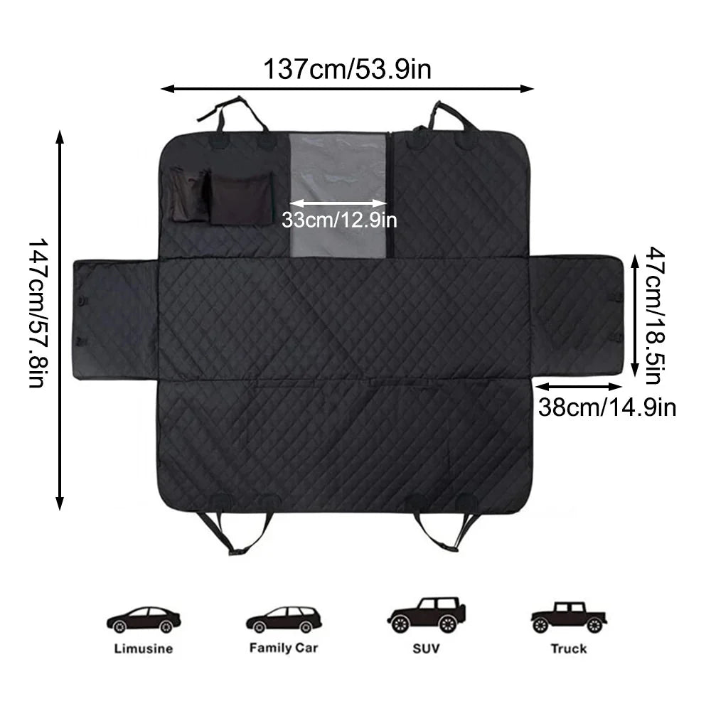 Waterproof Pet Car Seat & Cargo Protection Cover for Dogs – CruiseEssentials™