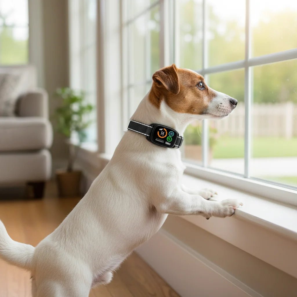Rechargeable Anti-Bark Training Collar with Vibration – TrailFlow™