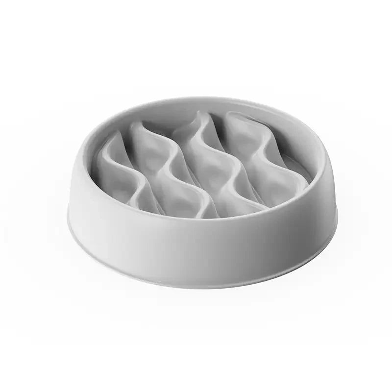 Paw Print Slow Feeder Bowl for Dogs & Cats – MealPort™