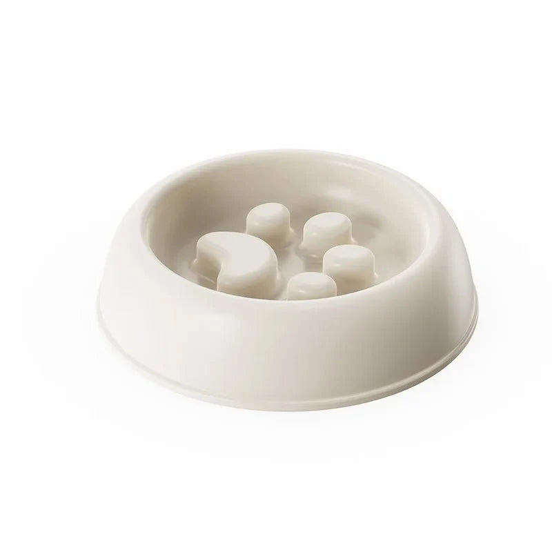 Paw Print Slow Feeder Bowl for Dogs & Cats – MealPort™