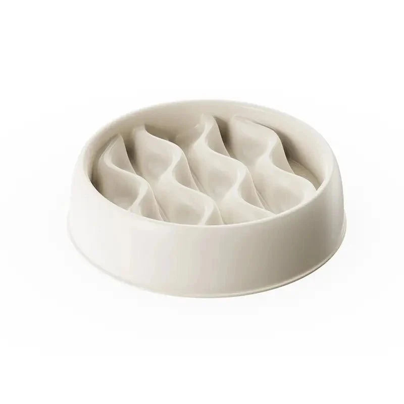 Paw Print Slow Feeder Bowl for Dogs & Cats – MealPort™