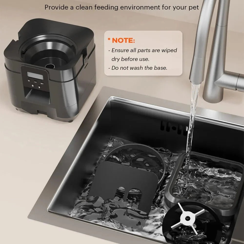 Automatic Pet Food Feeder with Timed Portions – DishView™