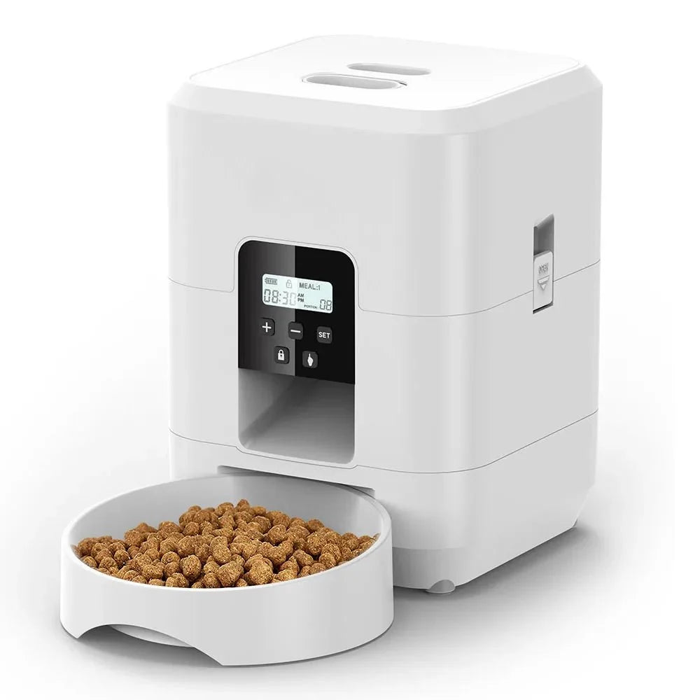 Automatic Pet Food Feeder with Timed Portions – DishView™