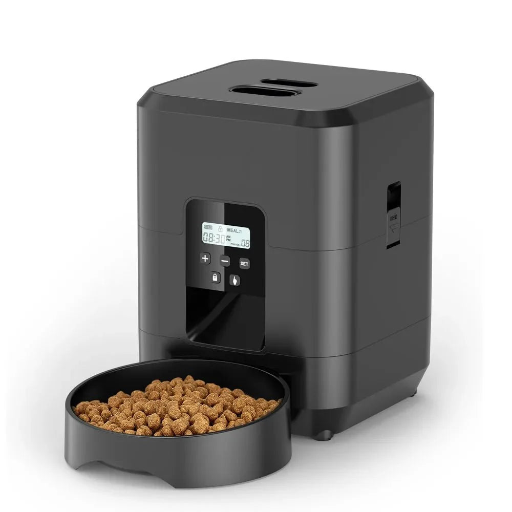 Automatic Pet Food Feeder with Timed Portions – DishView™