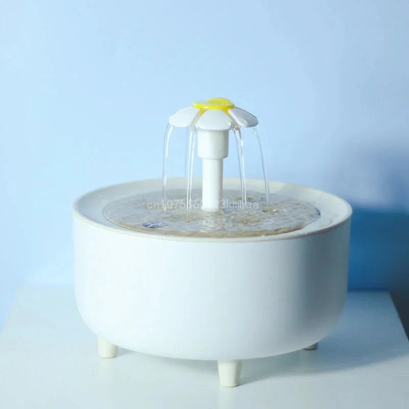 Quiet Automatic Pet Water Fountain with Filter – SplashEase™