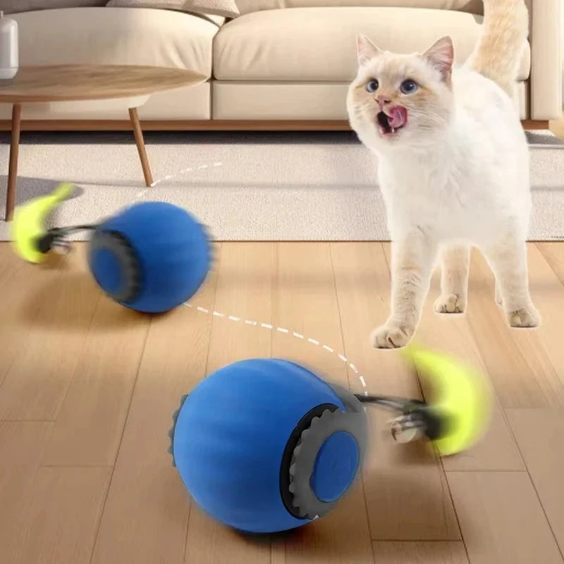 Interactive Rolling Ball Toy for Cats – PlayFit™