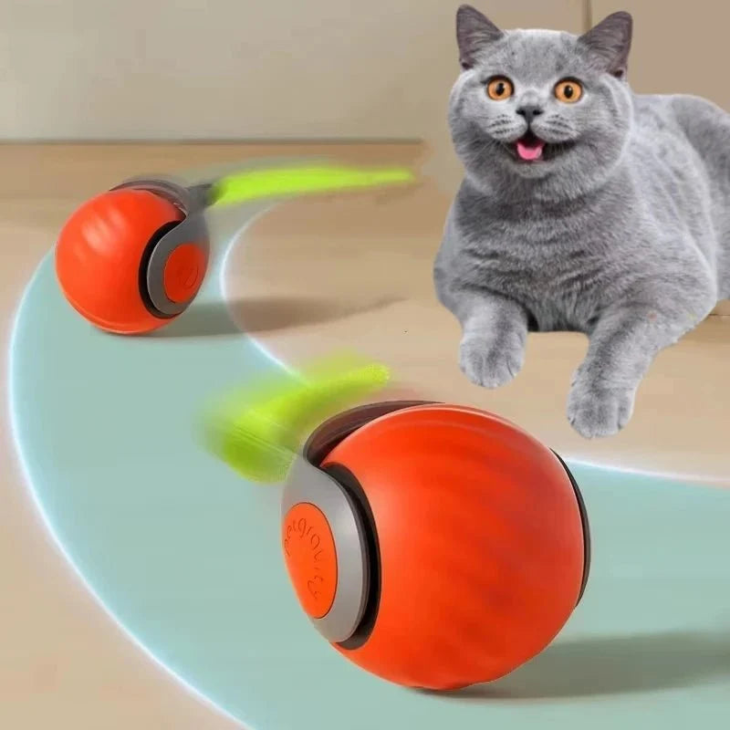 Interactive Rolling Ball Toy for Cats – PlayFit™