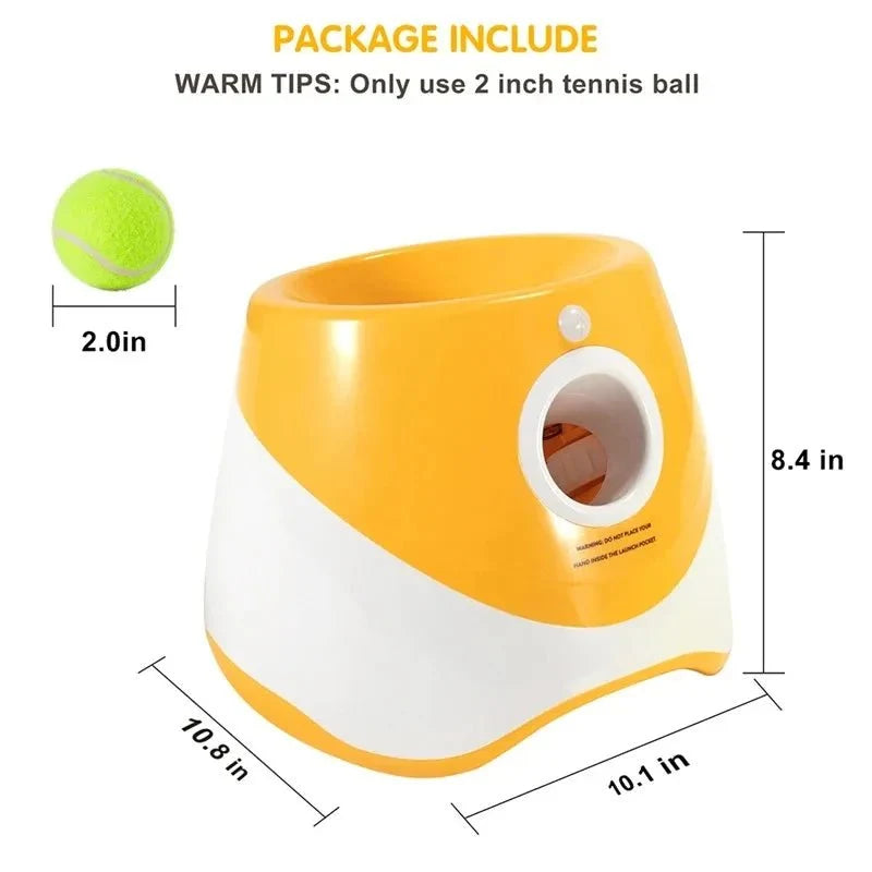 Automatic Tennis Ball Launcher for Dogs – BrainFlex™