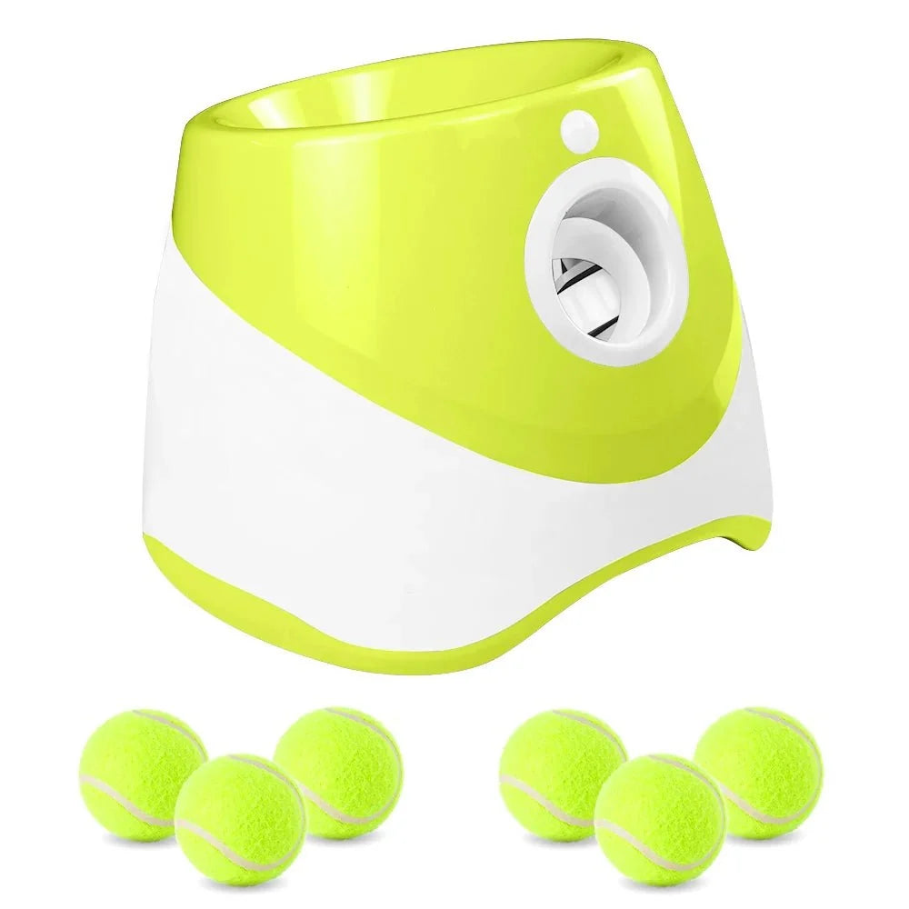Automatic Tennis Ball Launcher for Dogs – BrainFlex™