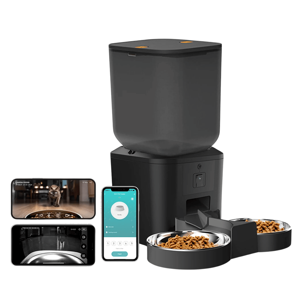 8L Automatic Pet Feeder with 1080P Camera – LookWise™