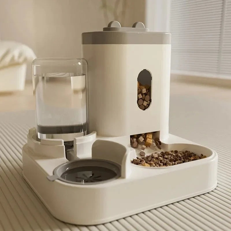 Automatic Pet Food & Water Bowl for Dogs & Cats – FeastComfort™