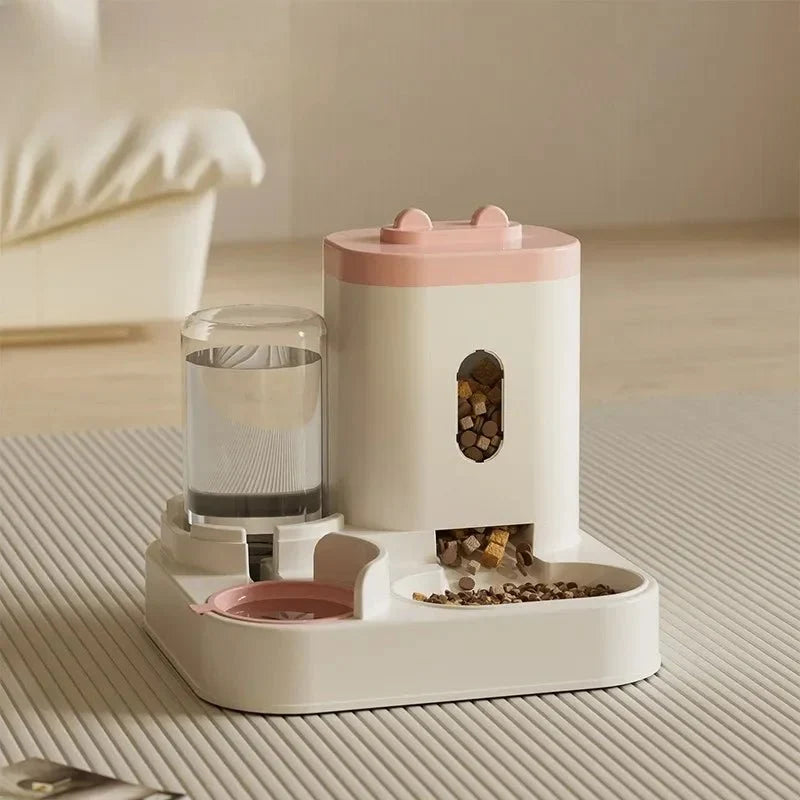 Automatic Pet Food & Water Bowl for Dogs & Cats – FeastComfort™