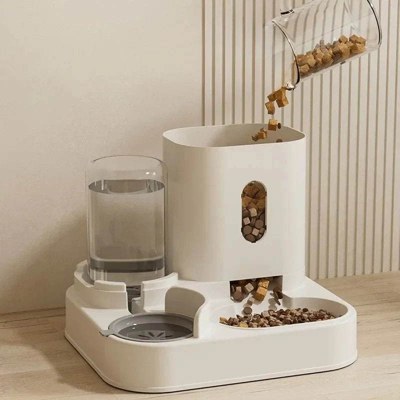 Automatic Pet Food & Water Bowl for Dogs & Cats – FeastComfort™