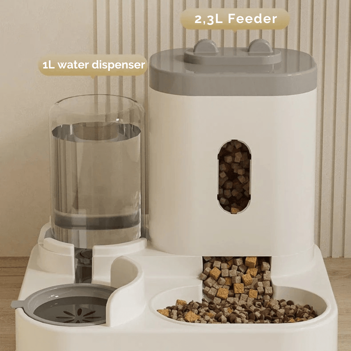 Automatic Pet Food & Water Bowl for Dogs & Cats – FeastComfort™