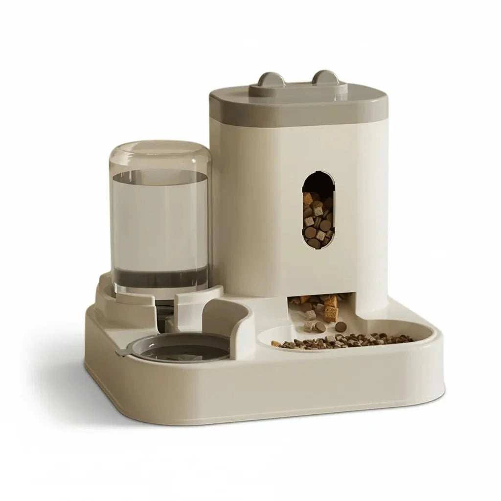 Automatic Pet Food & Water Bowl for Dogs & Cats – FeastComfort™