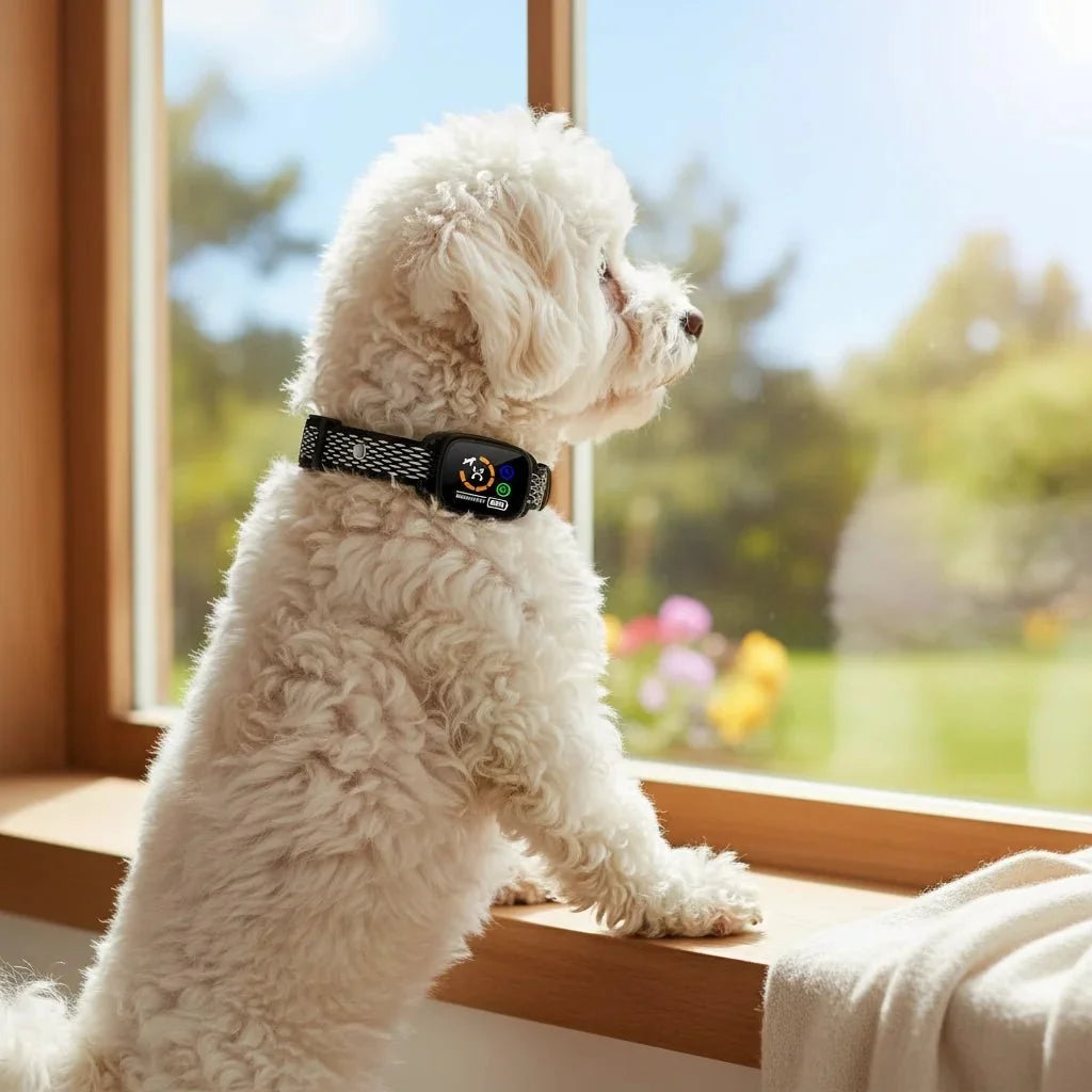 Rechargeable Anti-Bark Training Collar with Vibration – TrailFlow™