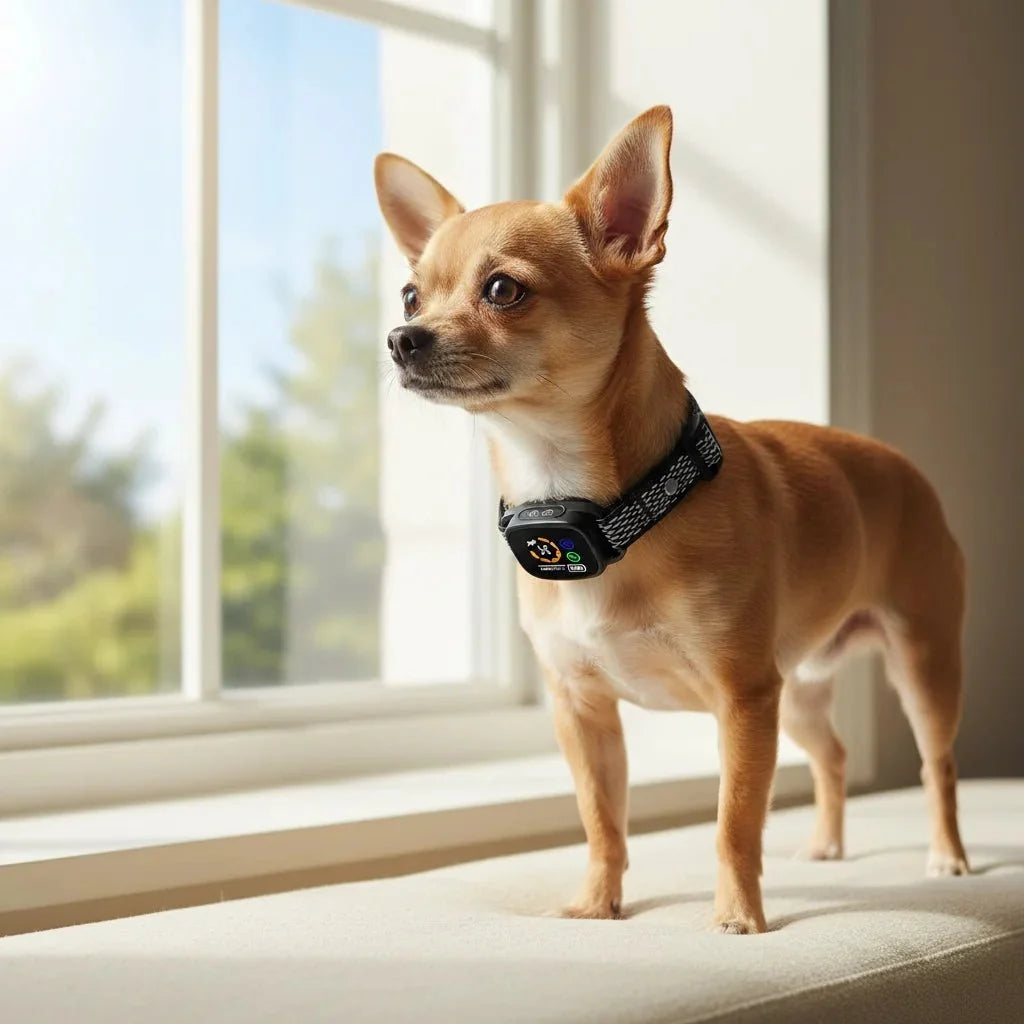 Rechargeable Anti-Bark Training Collar with Vibration – TrailFlow™